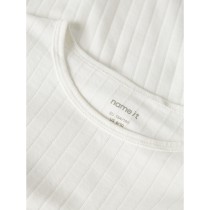 NAME IT Langærmet Bluse Vibse Cloud Dancer